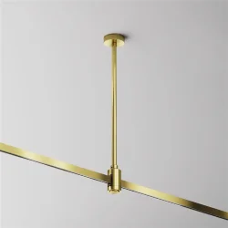 Крепление потолочное Medium 300мм с вводом питания Flarity латунь (Латунь)