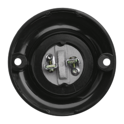 Патрон WOLTA WLH-015 E27 потолочный прямой, карболитовый, черный