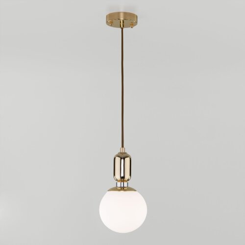 Подвесной светильник со стеклянным плафоном - Фото 2