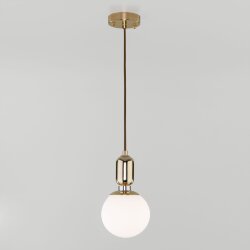 Подвесной светильник со стеклянным плафоном 50151/1 золото (047469)