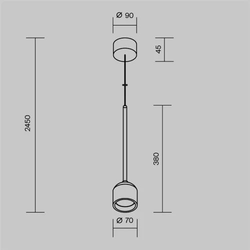 Подвесной светильник Apex 3000К 6Вт IP 54 (Белый) - фото 8