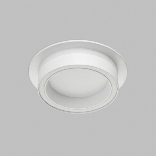 Встраиваемый светильник GLOW, GX53, до 15 Вт, LED, IP20, белый, алюминий, акрил. Фото 2