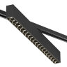 DK6634-BK Поворотный однофазный трековый светильник EDDER со светодиодом L538mm 220V 40W 30° 3000K IP20 черный алюминий.