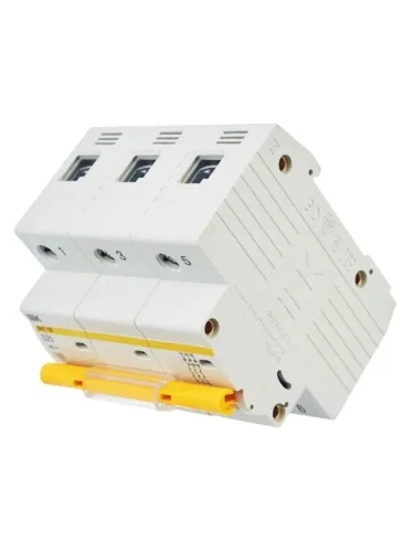 Выключатель автоматический модульный 3п D 25А 10кА ВА47-100 KARAT IEK MVA40-3-025-D - фото 8