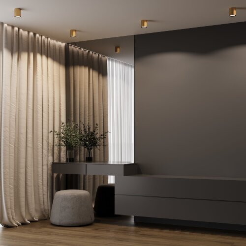 Светильник потолочный светодиодный Primo 12W 4000K латунь - Фото 3