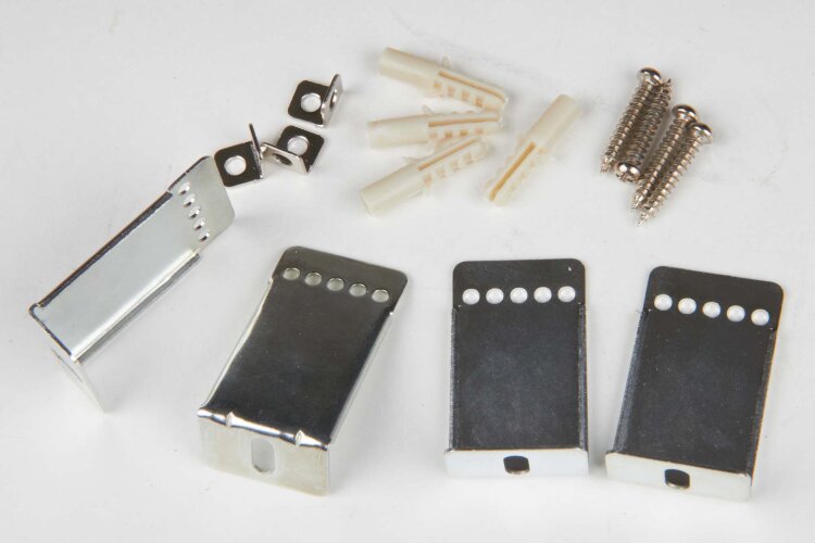 UFL-F02 SILVER 100 POLYBAG Комплект настенно-потолочного крепления для светодиодных панелей, Короткий. - фото 1