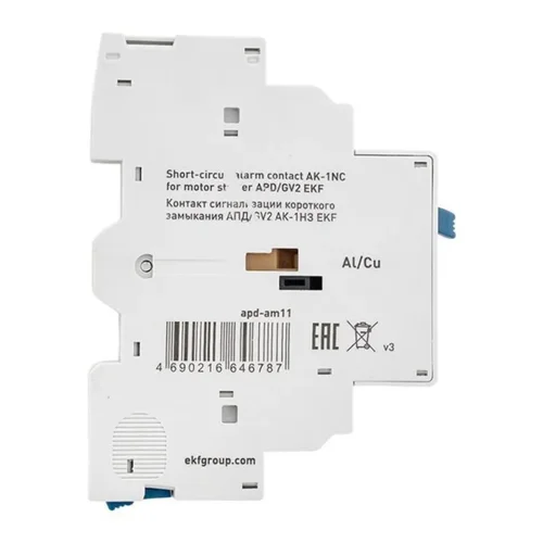 Контакт сигнализации короткого замыкания АПД/GV2 АК-1НЗ EKF apd-am11 - фото 3