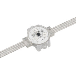 Модуль управляемый VISOR-SPI-5060-3-12V RGB 120deg (D30х16mm, 0.75W, IP68) (Arlight, Пластик, 3 года) 029377