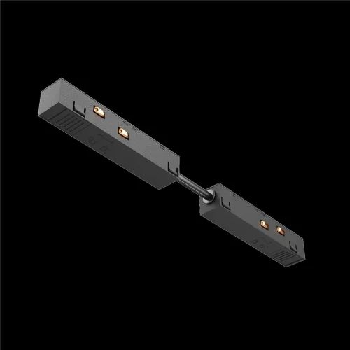 Коннектор питания прямой гибкий 5см Exility черный (Черный) - фото 6