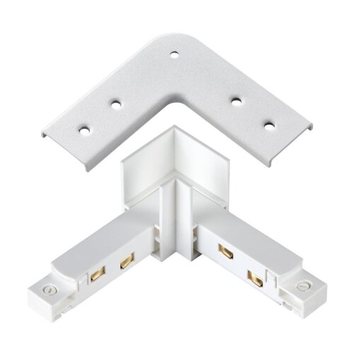 Соединитель с токопроводом для шинопровода "L" «Novotech» 135104, серия: FLUM. Фото 1.