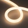 Светодиодная лента герметичная MOONLIGHT-TOP-FP-X1088-D25mm 24V Warm3000 (20 W/m, IP65, 5m, wire x1) (Arlight, Вывод прямой, 3 года) - фото 1