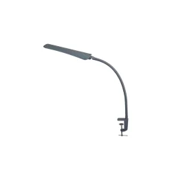 Настольный светильник на струбцине Гермес СШ | LED, 8Вт/4000К | Антрацит, сенсорный выключатель, металлическая струбцина | - ТРАНСВИТ