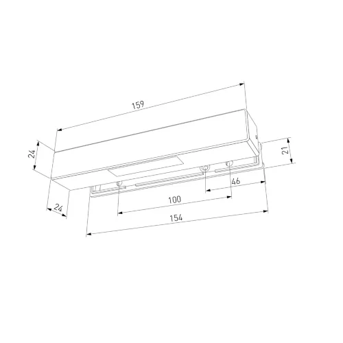 Подсветка для лестниц 40163/LED 4000К черный IP65 40163/LED - фото 5