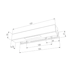 Подсветка для лестниц 40163/LED 4000К черный IP65 40163/LED (071941)