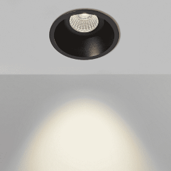 Корпус светильника потолочный встраиваемый, Черный, IP20, COMBO-42-BL 004183