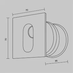 Подсветка для лестниц Via Urbana 4000К 3Вт IP 54 (Серый)