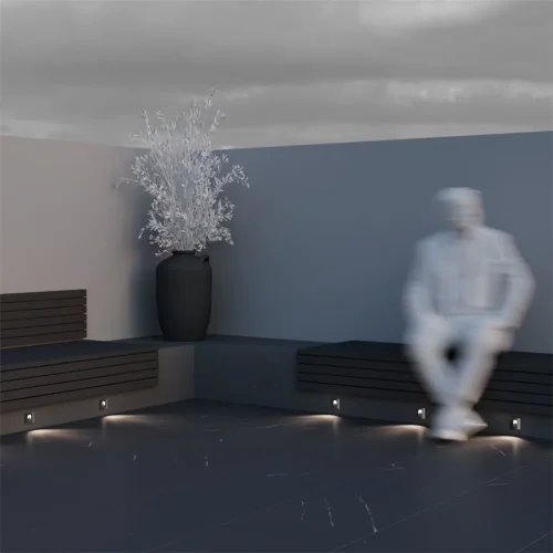 Подсветка для лестниц Via Urbana 4000К 3Вт IP 54 (Серый) - фото 8