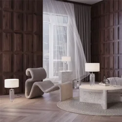 Настольный светильник Muse E27х1 (Хром)