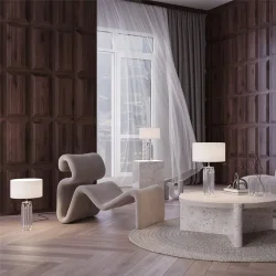 Настольный светильник Муза / Muse E27х1 (Хром) MOD304TL-01CH