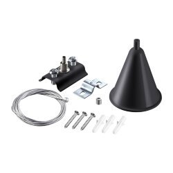 Подвесной комплект с 2-х метровым тросом для однофазного двухжильного шинопровода «Novotech» 135152 (накладной)