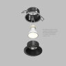 Встраиваемый влагозащищённый светильник COVE, IP44, до 15 Вт LED, GU10, алюминий, чёрный. Фото 3