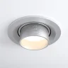 Встраиваемый светодиодный светильник с регулировкой угла освещения 9920 LED 15W 4200K серебро - фото 2