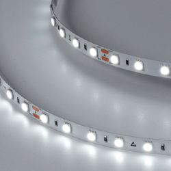 Светодиодная лента LUX, 5050, 60 LED/м, 14,4 Вт/м, 24В, IP33, Холодный белый (6000K), DSG560-24-W-33 000520