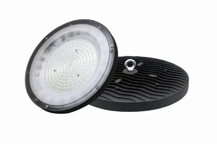 Светильник светодиодный UFO LITE 150Вт 5000К IP65 13000лм d290х80 200-250В ДСП промышленный подвесной черн. GAUSS 821534315 - фото