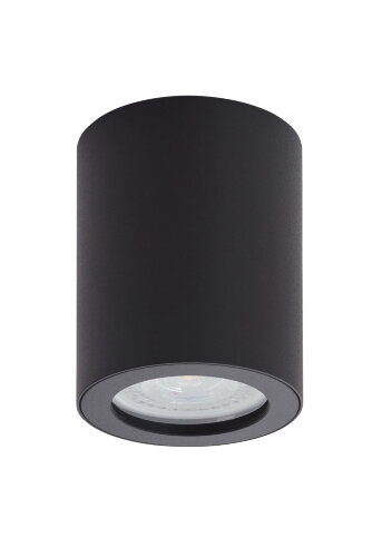 DK3007-BK Накладной светильник влагозащ., IP 44, 15 Вт, GU10, черный, алюминий.