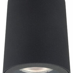 Накладной светильник влагозащ., IP 44, 15 Вт, GU10, черный, алюминий, Denkirs DK3007-BK