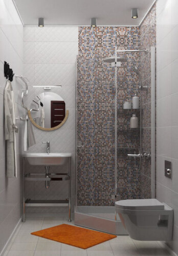 DK3007-BK Накладной светильник влагозащ., IP 44, 15 Вт, GU10, черный, алюминий. Фото 4