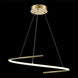 Подвесной светильник Curve 2600-3500К 31Вт (Латунь)