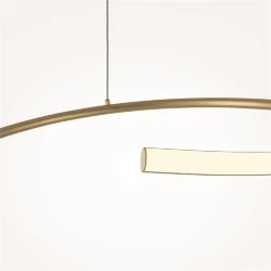 Подвесной светильник Curve 2600-3500К 31Вт (Латунь)