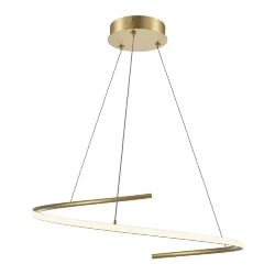 Подвесной светильник Curve 2600-3500К 31Вт (Латунь)