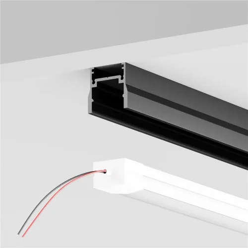 Профиль 3м Elasity IP накладной черный (Черный) - фото 3