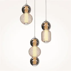 Подвесной светильник Drop 3000К 33Вт (Хром)