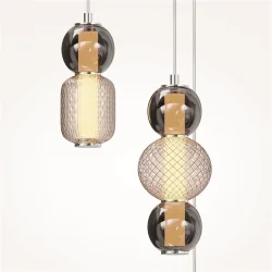 Подвесной светильник Drop 3000К 33Вт (Хром)