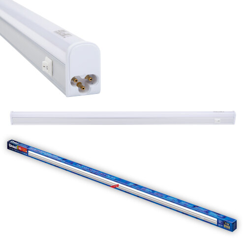 ULI-L02-14W-4200K-SL Линейный светильник LED аналог Т5, 1100Lm, 4200К, выключатель на корпусе, Цвет корпуса серебристый - фото 13