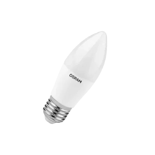 Лампа светодиодная LV 10SW/6500K (=75W) E27 | LED Value 2Y | Свеча | - OSRAM. Фото