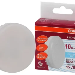 Лампа светодиодная таблетка GX53 10W/4000K (=100W) 230V | LED Star 2Y GX | - OSRAM