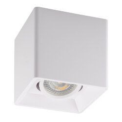Светильник накладной IP 20, 10 Вт, GU5.3, LED, белый, пластик, Denkirs DK3030-WH