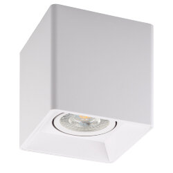 Светильник накладной IP 20, 10 Вт, GU5.3, LED, белый, пластик, Denkirs DK3030-WH