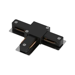 Соединительный коннектор T для шинопровода | Чёрный | - LEDVANCE ECO TRACKRAIL 1PH T CONNECT BK