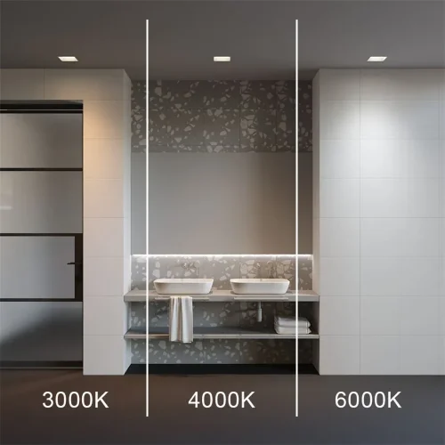 Встраиваемый светильник Okno 3000-4000-6000K 18W 100° IP 44 (Белый) - фото 12