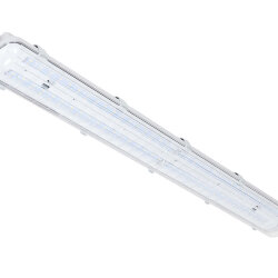 Универсальный офисный светодиодный светильник Батон 80 Вт IP54 1265x125x100 мм 4000К Прозрачный