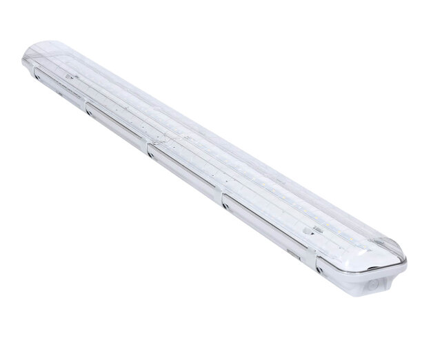 Универсальный офисный светодиодный светильник Батон 80 Вт IP54 1265x125x100 мм 4000К Прозрачный - фото 5
