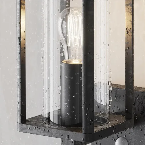 Настенный светильник (бра) Cell E27x1 15Вт IP 65 (Графит) - фото 10