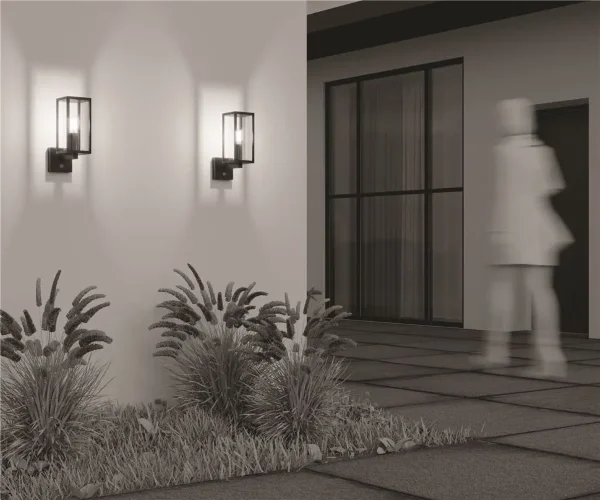 Настенный светильник (бра) Cell E27x1 15Вт IP 65 (Графит) - фото 7