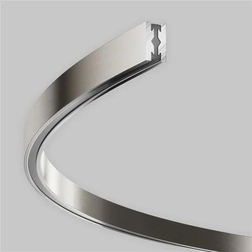 Шинопровод круглый из полукругов 1200мм Flarity платина (Платина) - фото 3