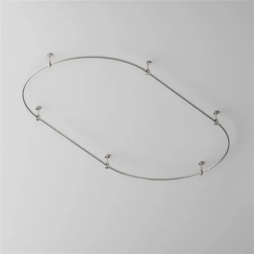 Шинопровод круглый из полукругов 1200мм Flarity платина (Платина) - фото 6